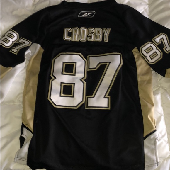 REEBOK KIDS L/XL SIDNEY CROSBY JERSEY - Picture 4 of 4